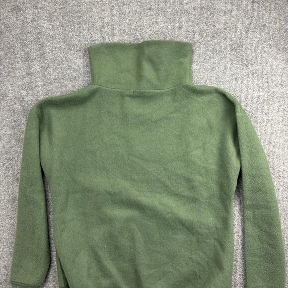 Carve Designs Sweater Womens Medium Green Funnel Neck Fleece Pullover Cozy - Picture 8 of 8